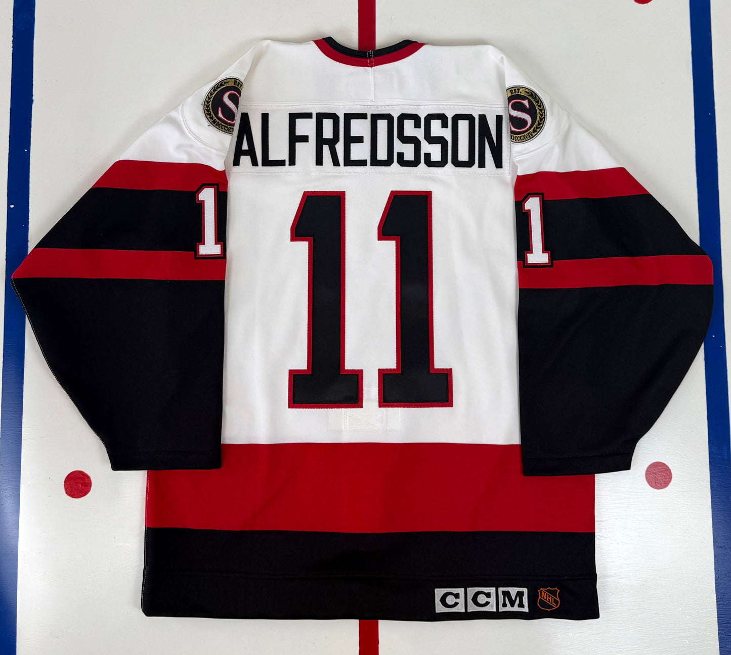 Ottawa Senators Daniel Alfredsson 1996-1997 NHL Hockey Jersey (44/Medium)