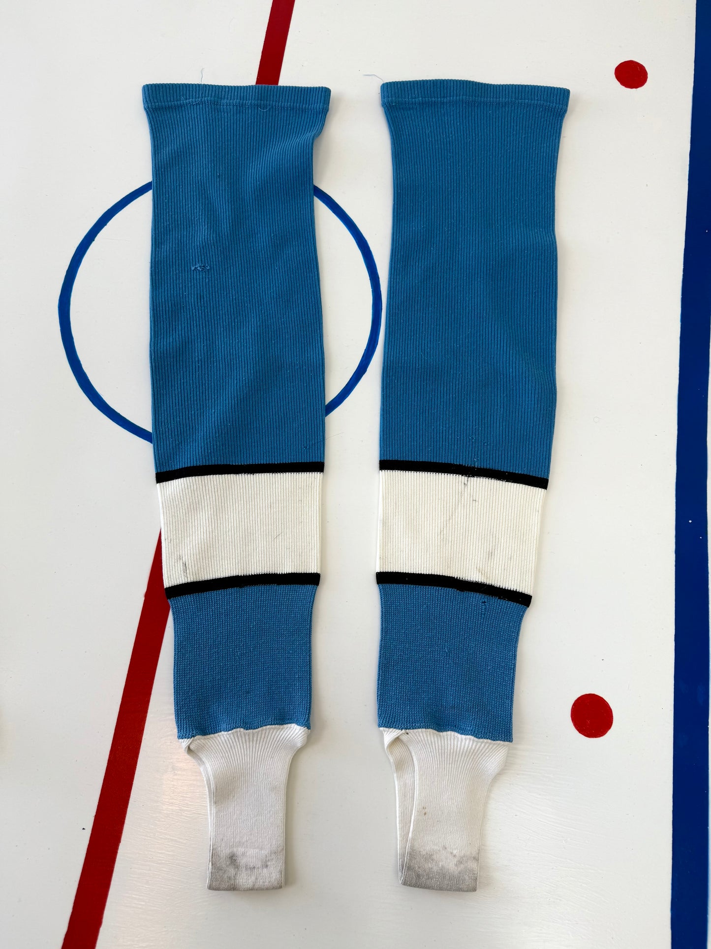 Pittsburgh Penguins 1969-1970 NHL Hockey Jersey (40/Small) and Game Worn 1968-69 Socks