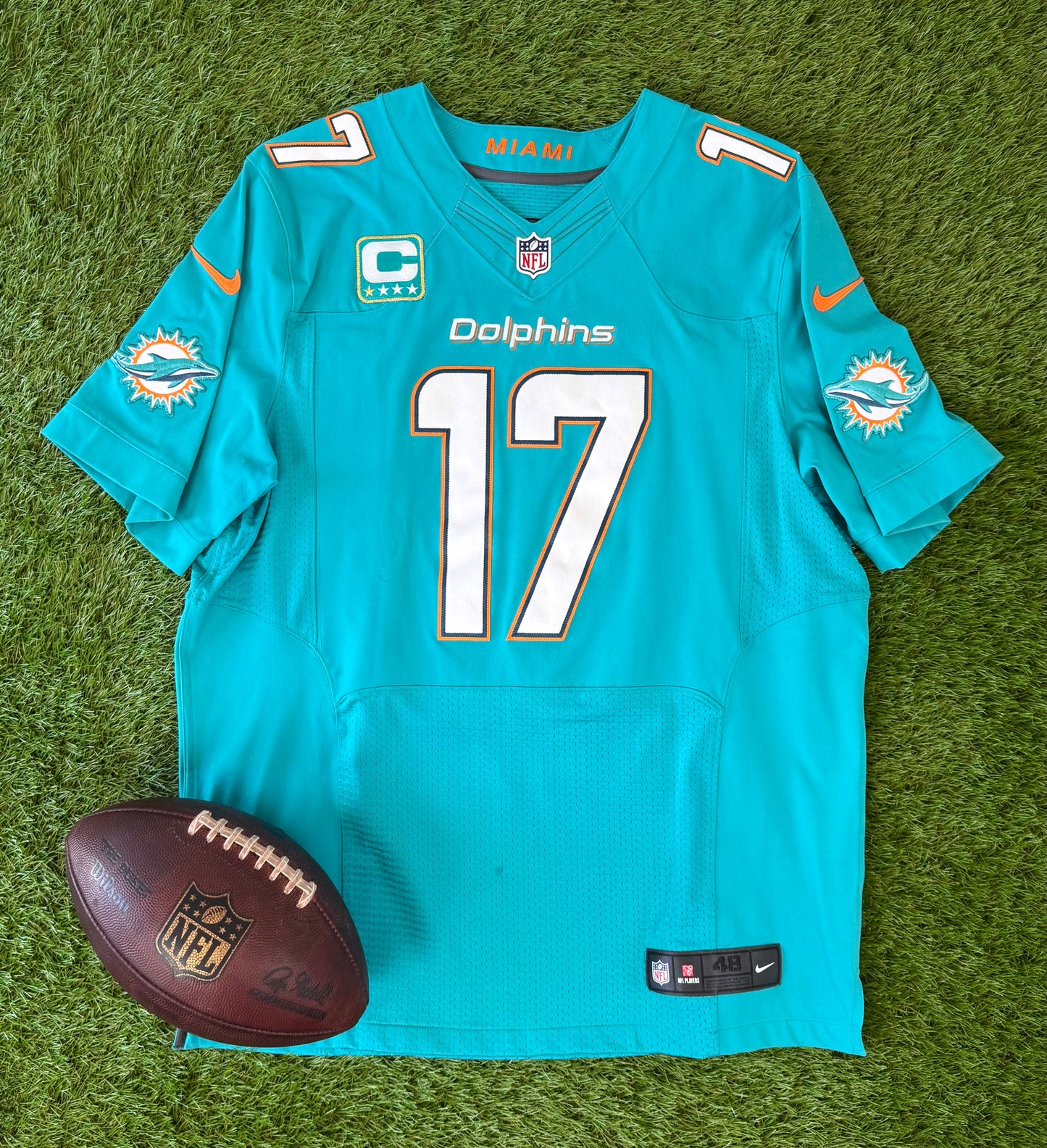 Miami Dolphins Ryan Tannehill 2015 NFL Football Jersey (48/XL)