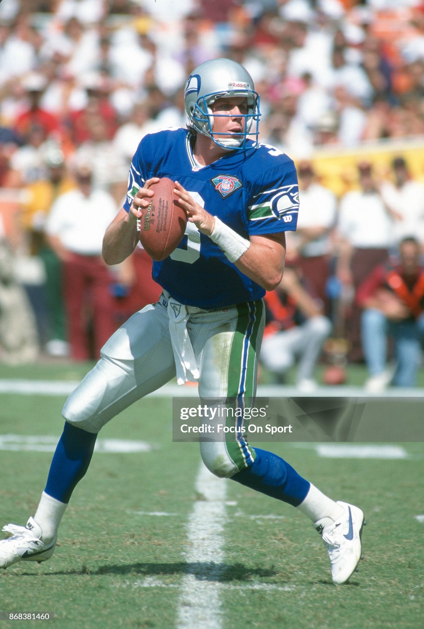 Seattle Seahawks Rick Mirer 1994 NFL Football Jersey (44/Large)