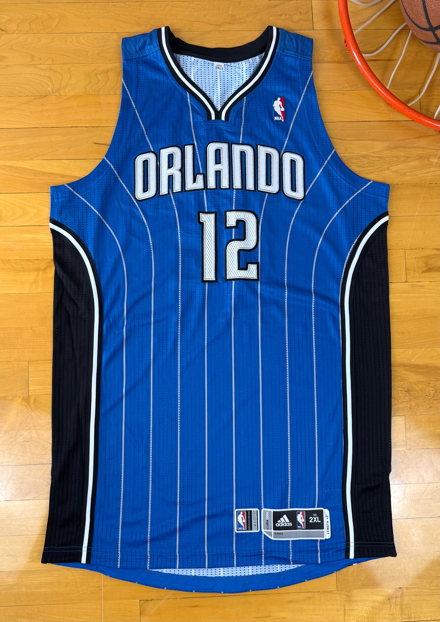 Orlando Magic Dwight Howard 2011-2012 Team Issued NBA Basketball Jersey (XXL)