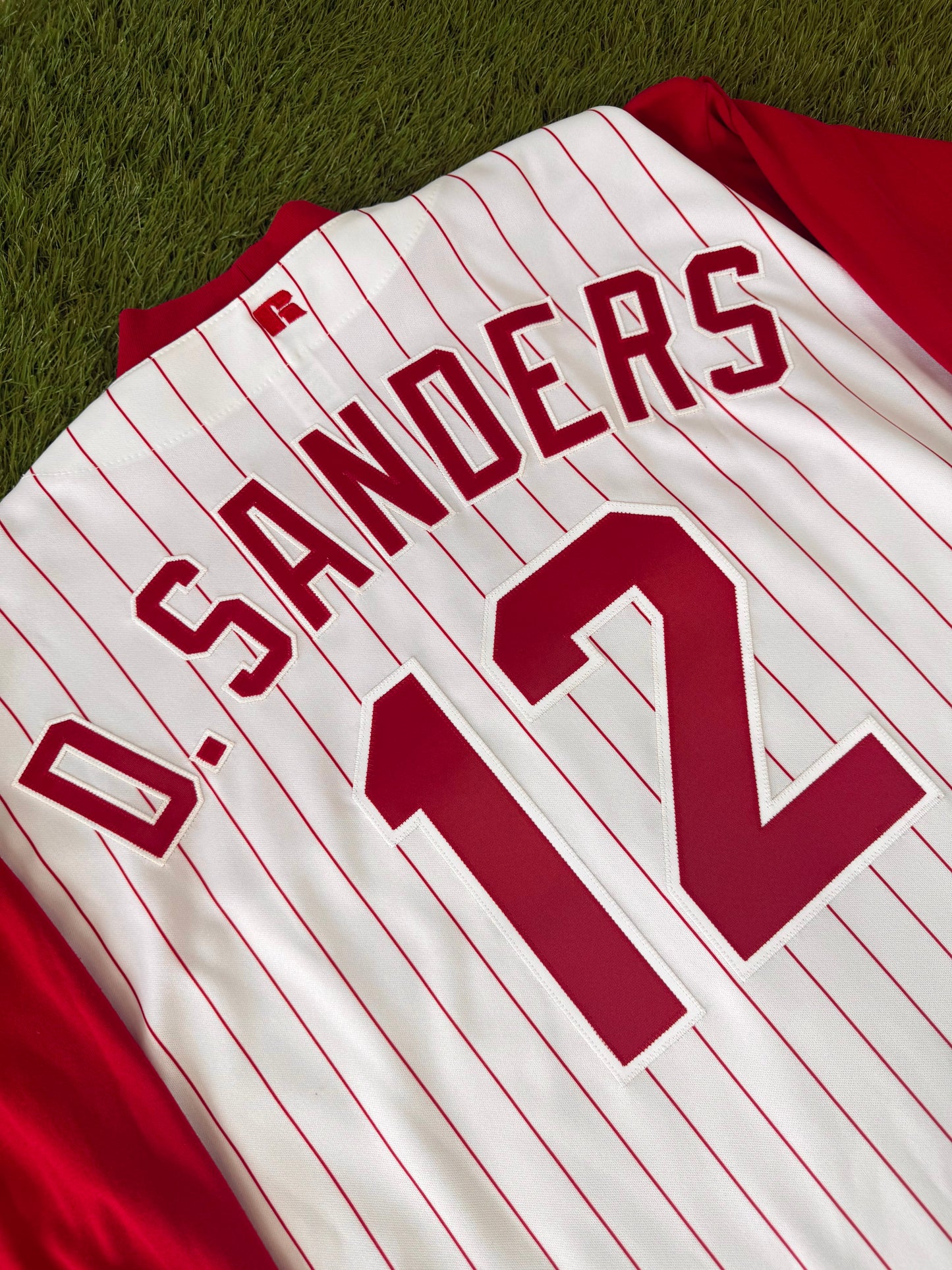 Cincinnati Reds Deion Sanders 1994 MLB Baseball Vest Jersey and Undershirt (52/XXL)