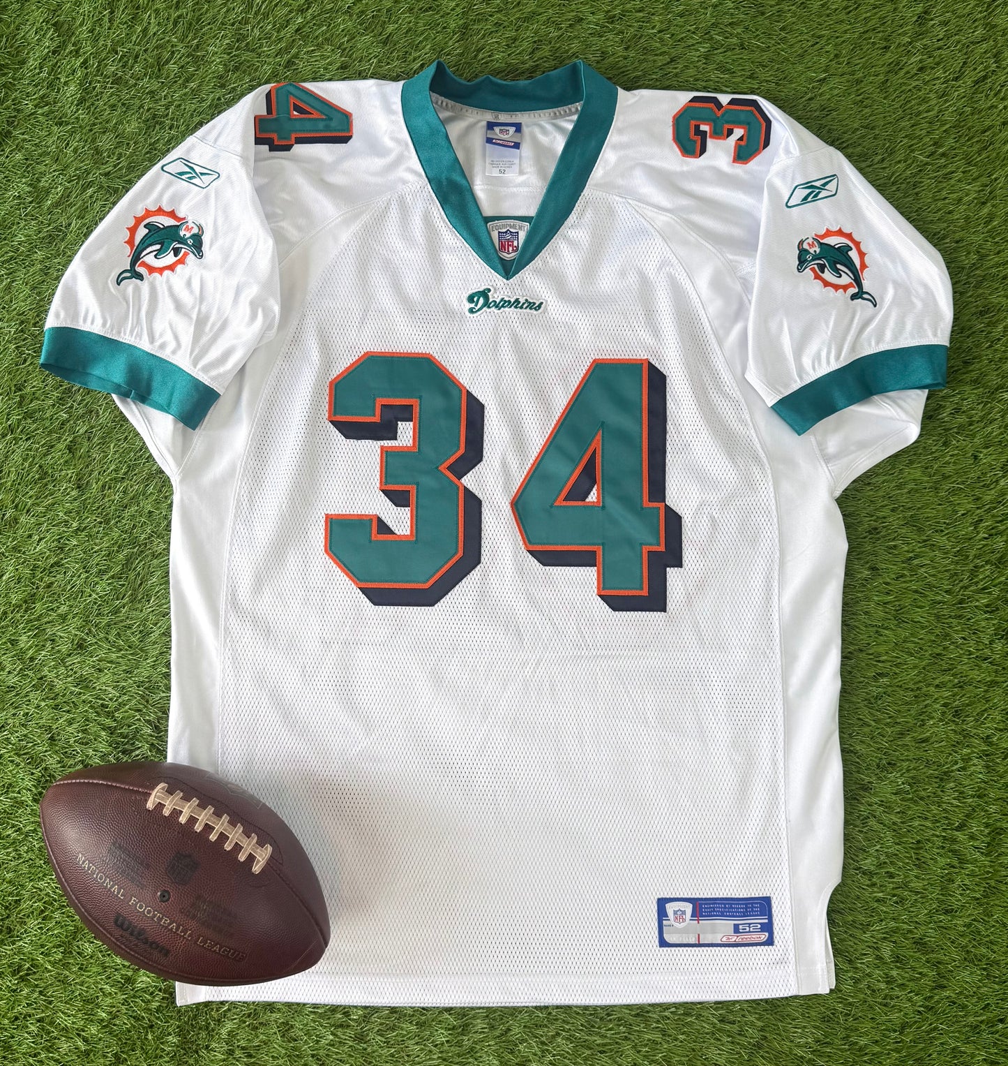 Miami Dolphins Ricky Williams 2002-2003 NFL Football Jersey (52/XL)