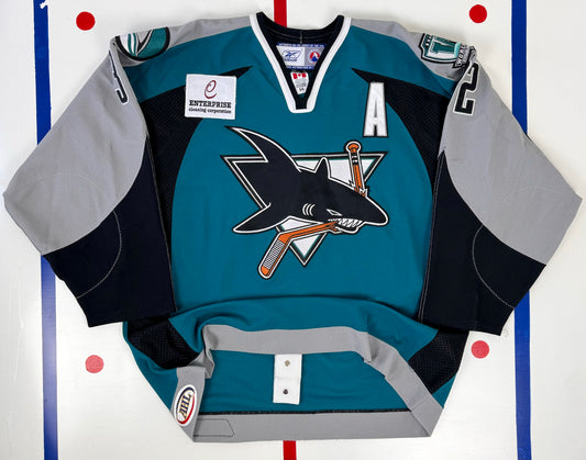 Worcester Sharks 2006-2007 Scott Ferguson Game Worn AHL Hockey Jersey (54/XL)