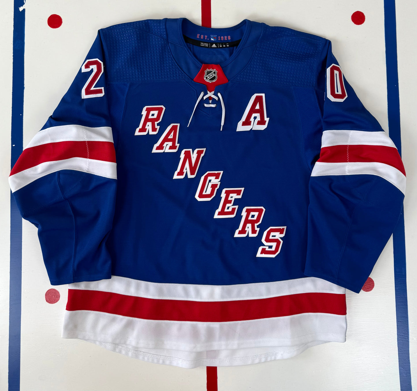 New York Rangers Chris Kreider 2018-2021 NHL Hockey Jersey (56/XXL)