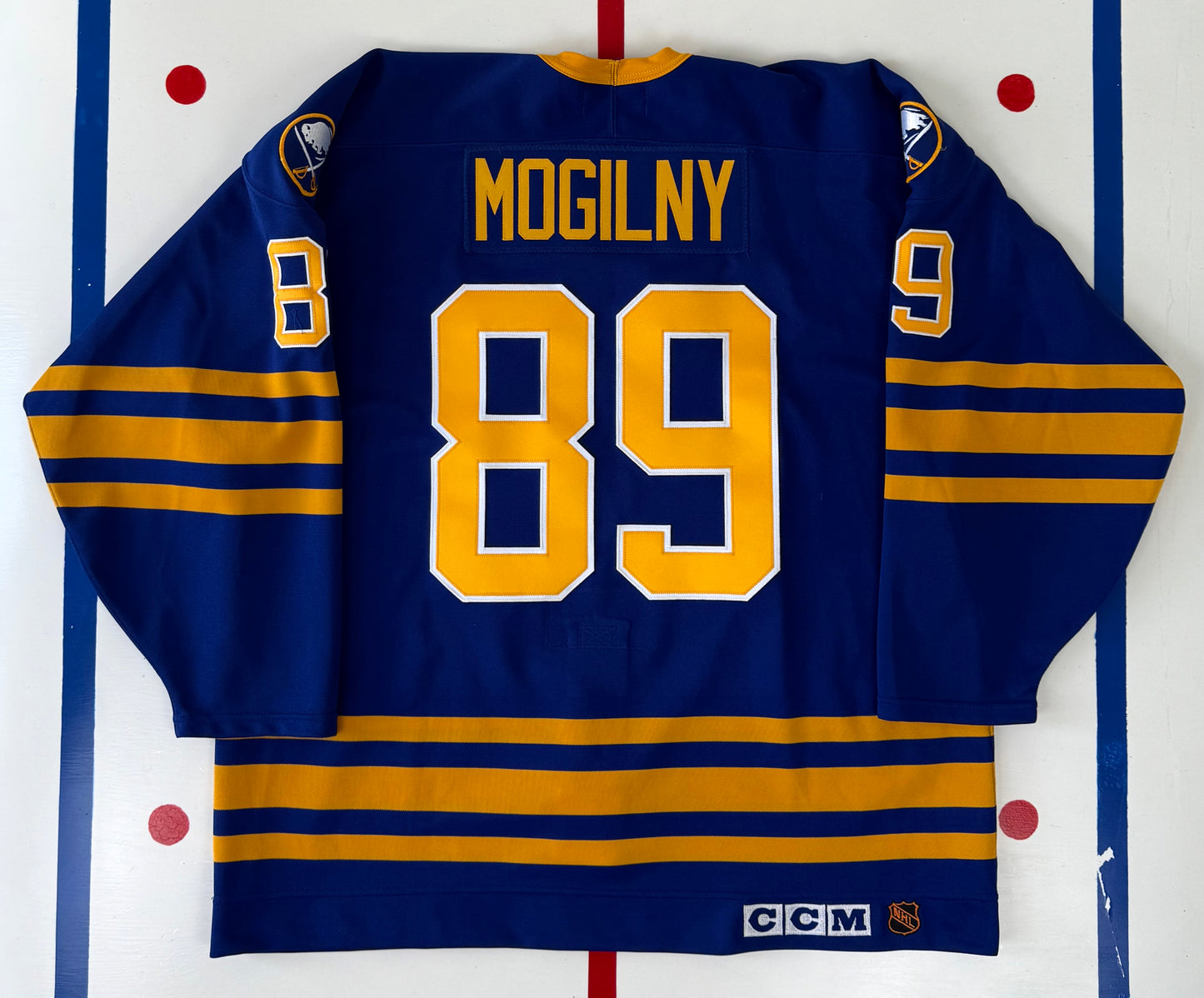 Buffalo Sabres Alexander Mogilny 1989-1990 NHL Hockey Jersey (54/XXL)