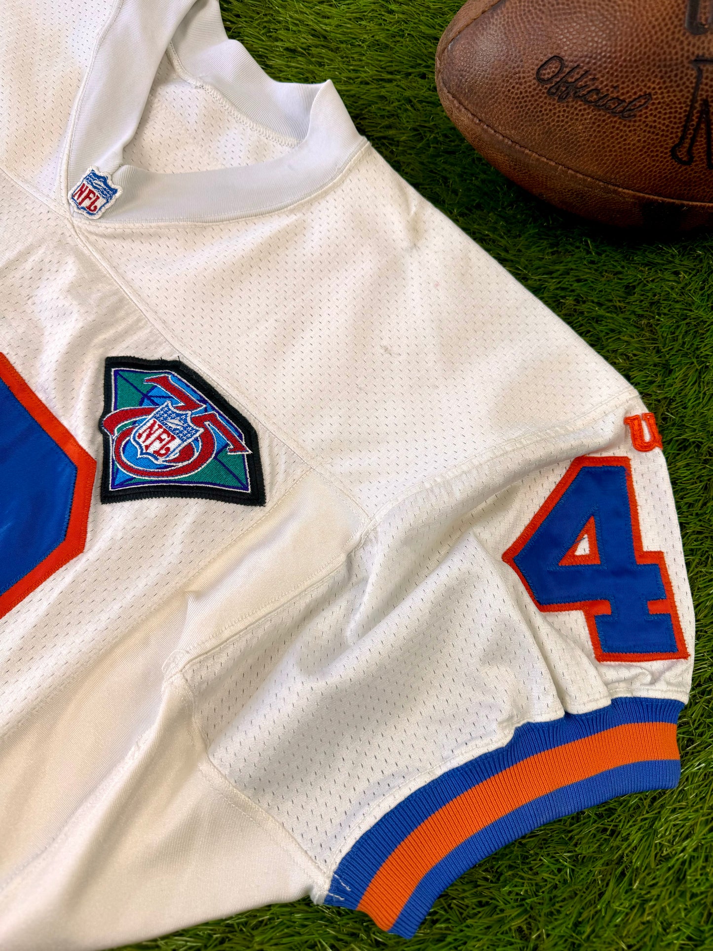Denver Broncos Darryl Hall Game Worn 1994 NFL Football Jersey (46/Large)