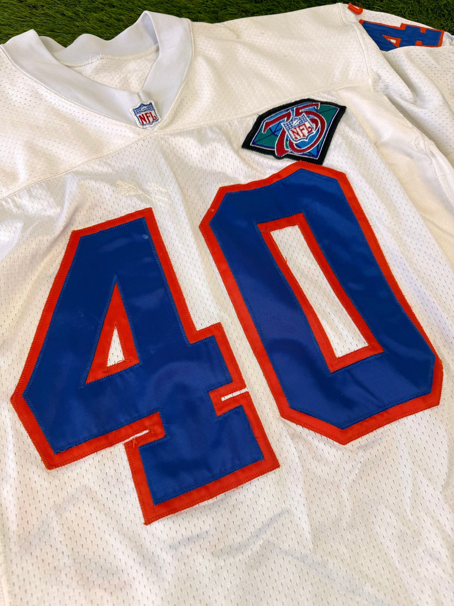 Denver Broncos Darryl Hall Game Worn 1994 NFL Football Jersey (46/Large)