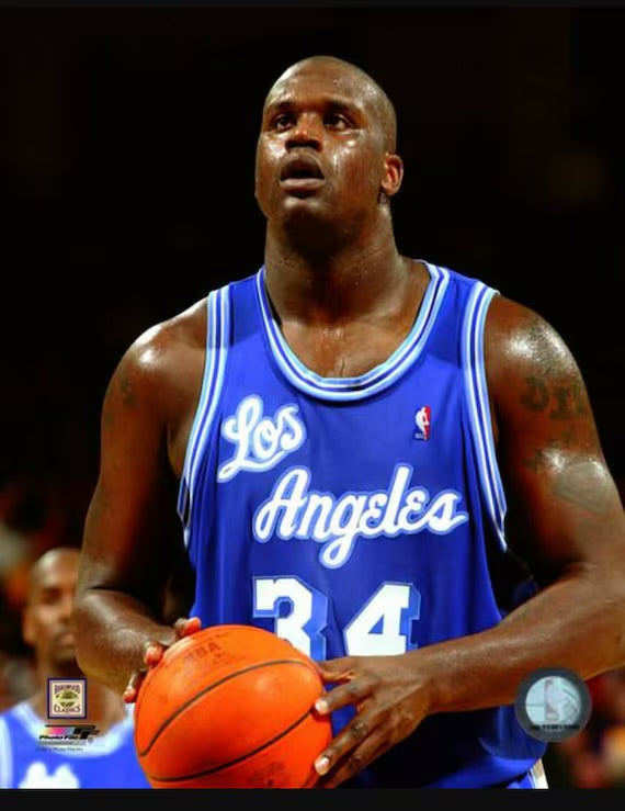Los Angeles Lakers Shaquille O’Neal 2003-2004 Hardwood Classics NBA Basketball Jersey (52/XXL)