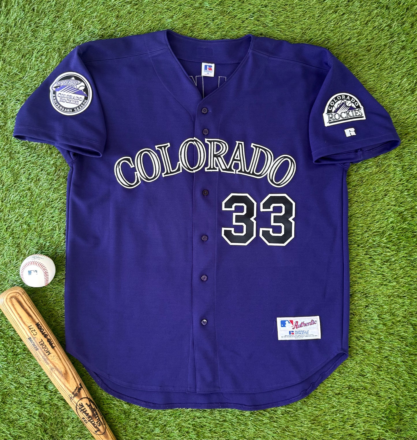 Colorado Rockies Larry Walker 2002 Alternate MLB Baseball Jersey (48/XL)
