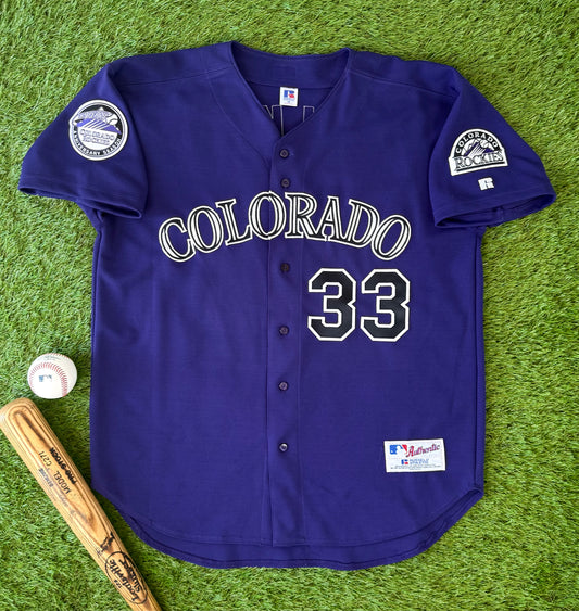 Colorado Rockies Larry Walker 2002 Alternate MLB Baseball Jersey (48/XL)
