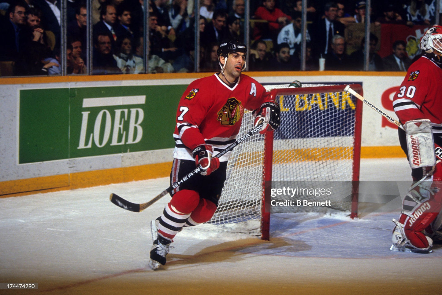 Chicago Blackhawks Chris Chelios 1993-1995 NHL Hockey Jersey (44/Medium)