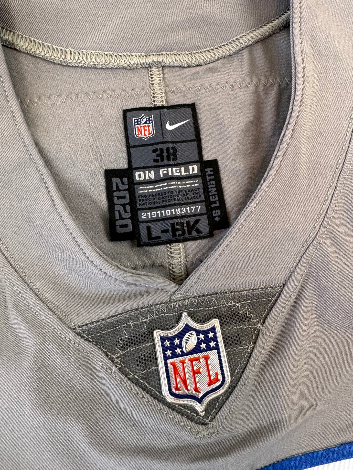 Detroit Lions 2022 Jamaal Williams Gray Alternate NFL Football Jersey (38/Small)