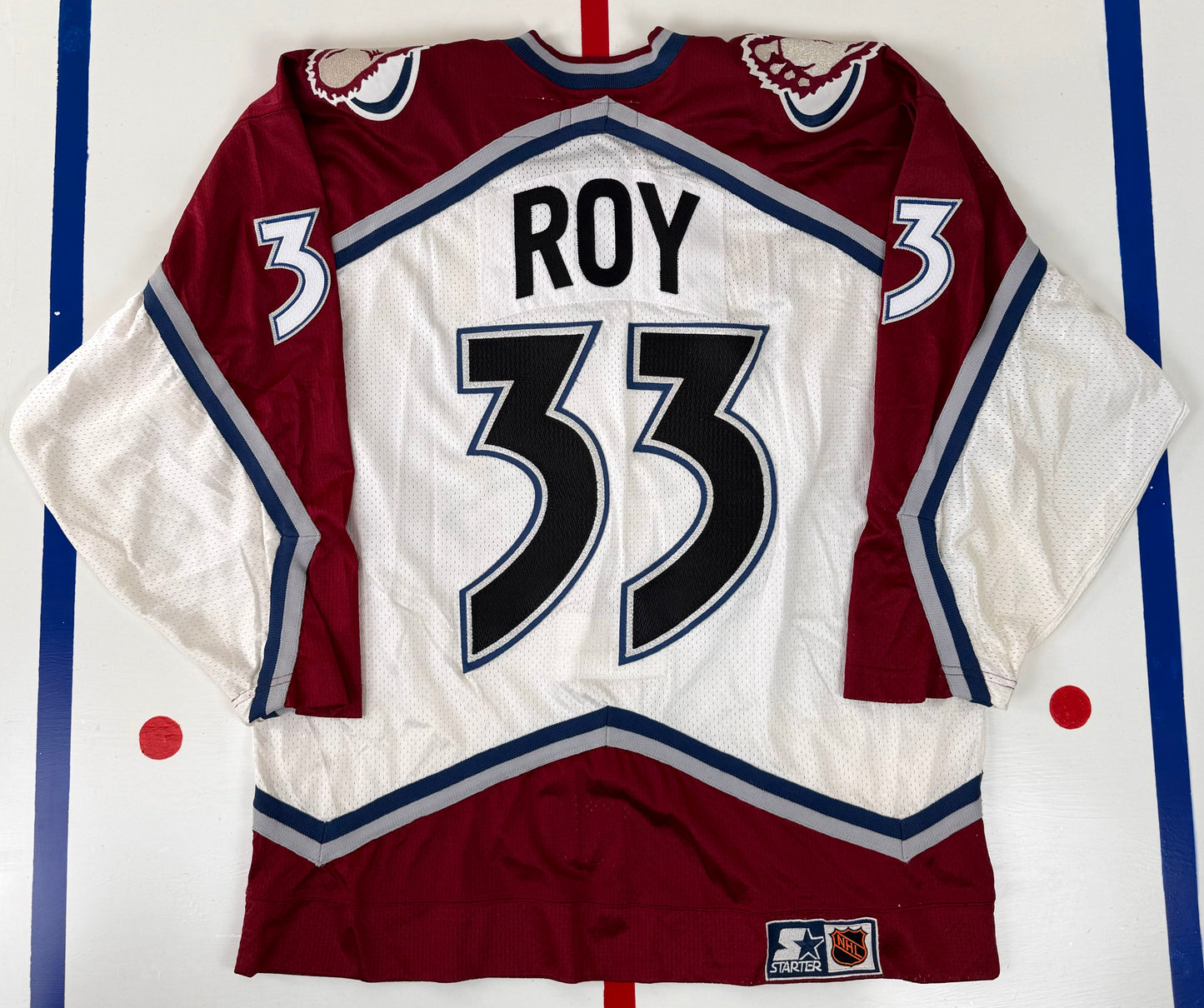 Colorado Avalanche Patrick Roy 1996 Stanley Cup Finals NHL Hockey Jersey (52/XL)