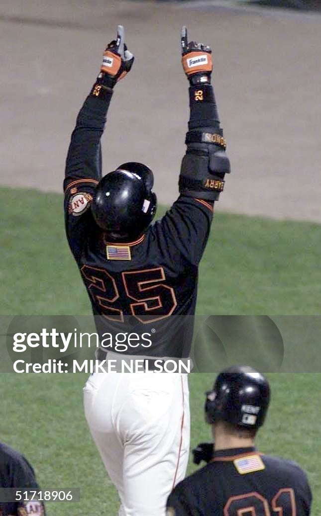 San Francisco Giants 2001 Barry Bonds Home Alternate MLB Baseball Jersey (48/XL)