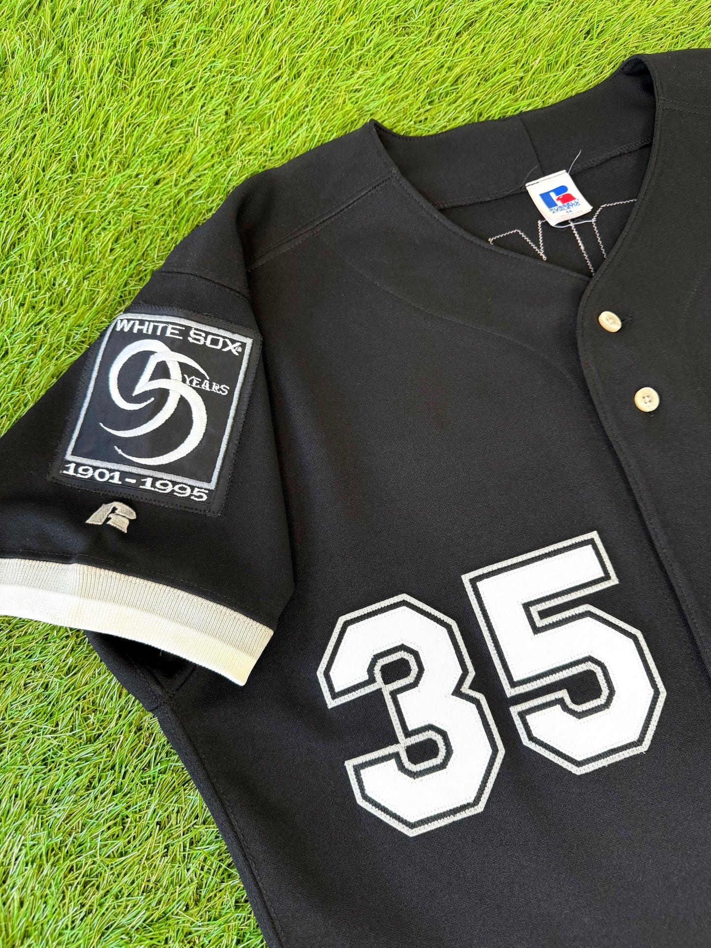 Chicago White Sox Frank Thomas 1995 MLB Baseball Jersey (44/Large)