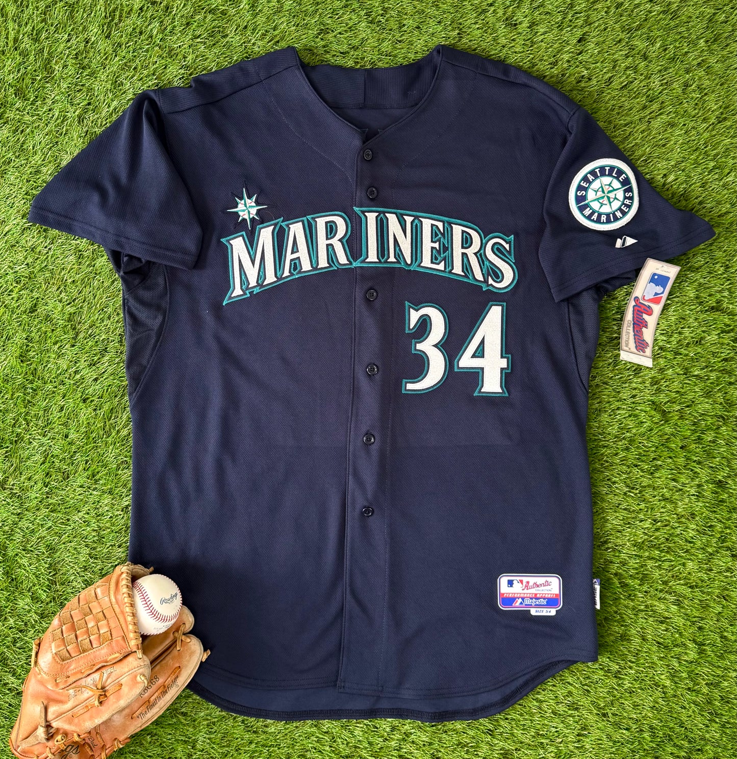 Seattle Mariners Felix Hernandez 2009-2011 Alternate MLB Baseball Jersey (54/XXL)