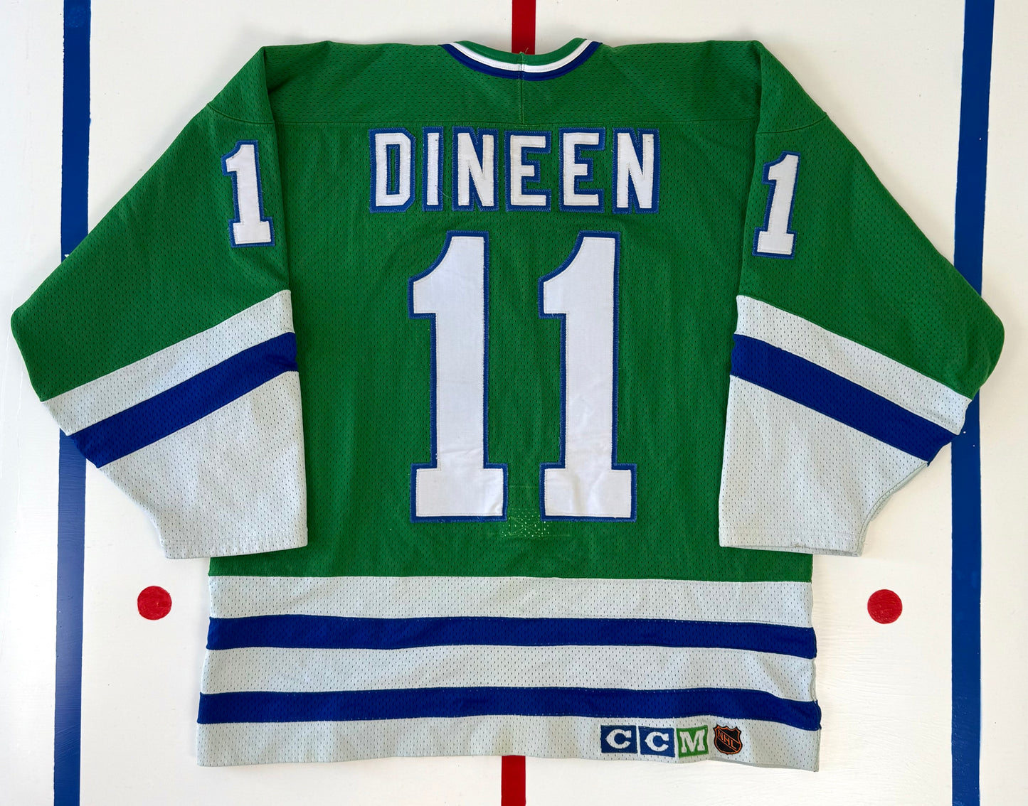 Hartford Whalers Kevin Dineen 1990-1991 NHL Hockey Jersey (48/Large)