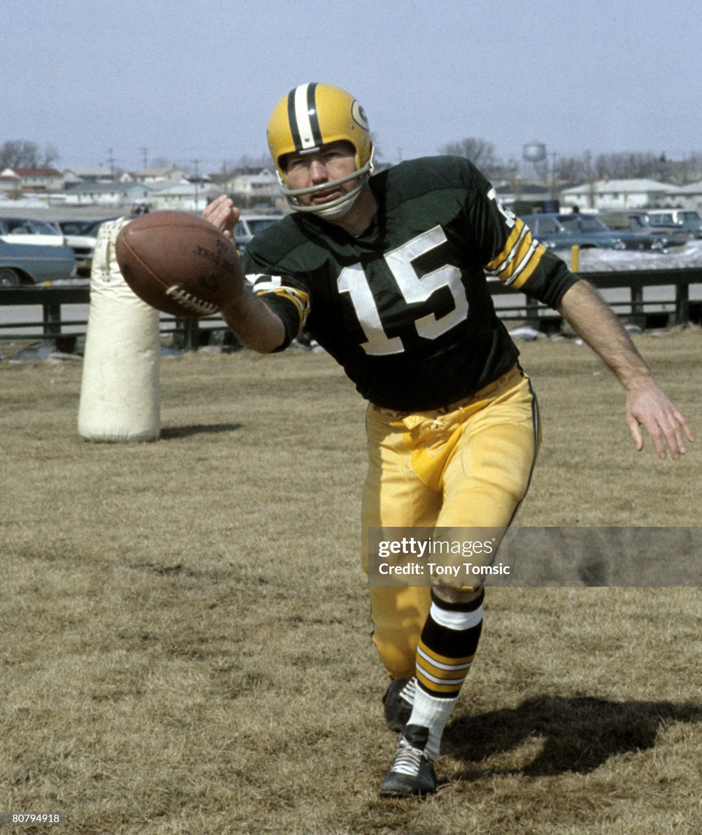 Green Bay Packers 1970-1971 Bart Starr NFL Football Jersey (44/Large)