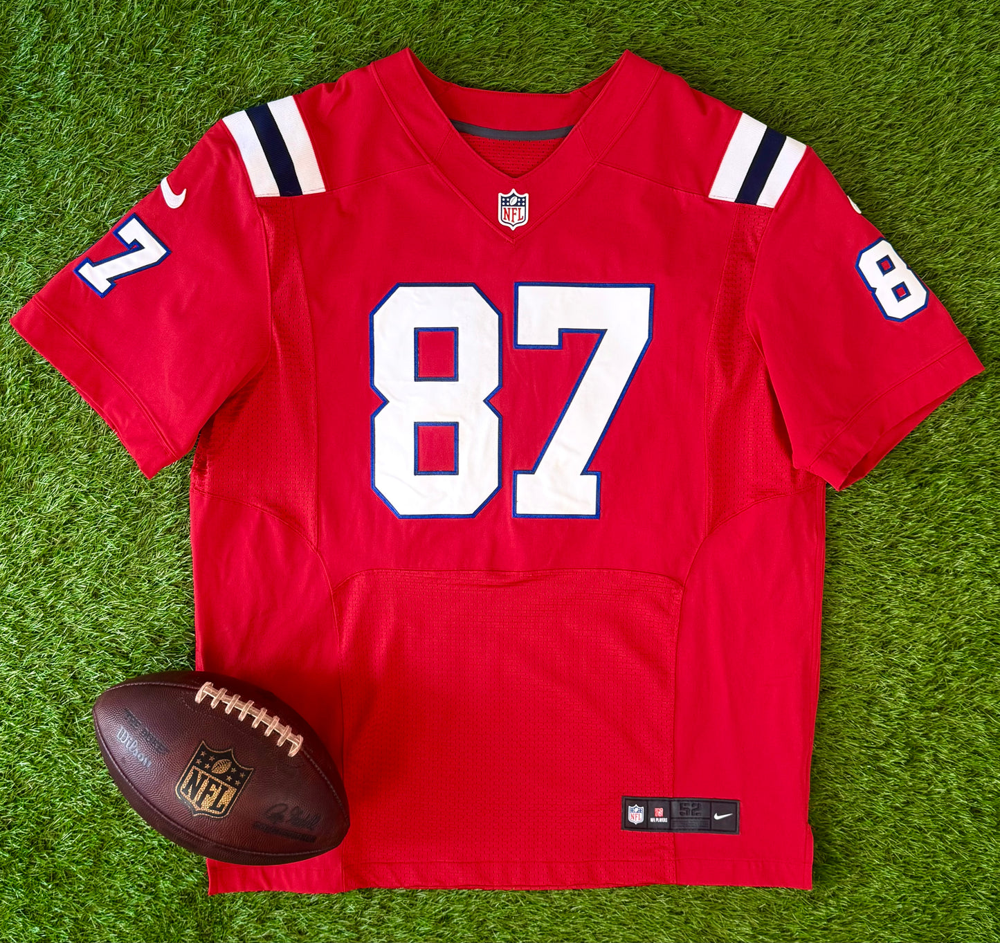 New England Patriots Rob Gronkowski 2012 Throwback NFL Football Jersey (52/XXL)