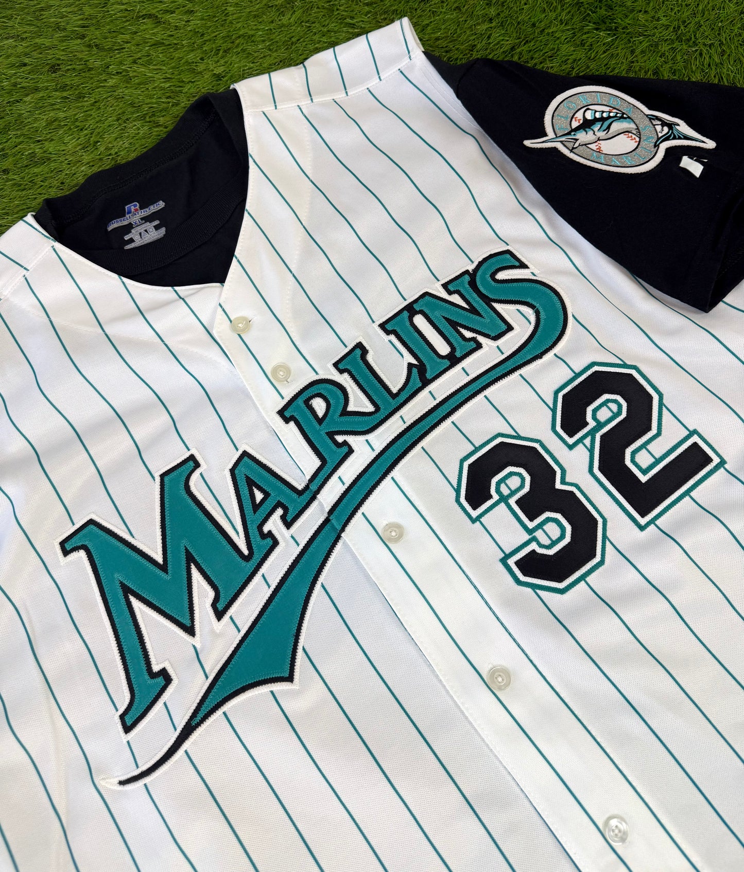 Florida Marlins 2002 Tim Raines MLB Baseball Jersey (50/XL)