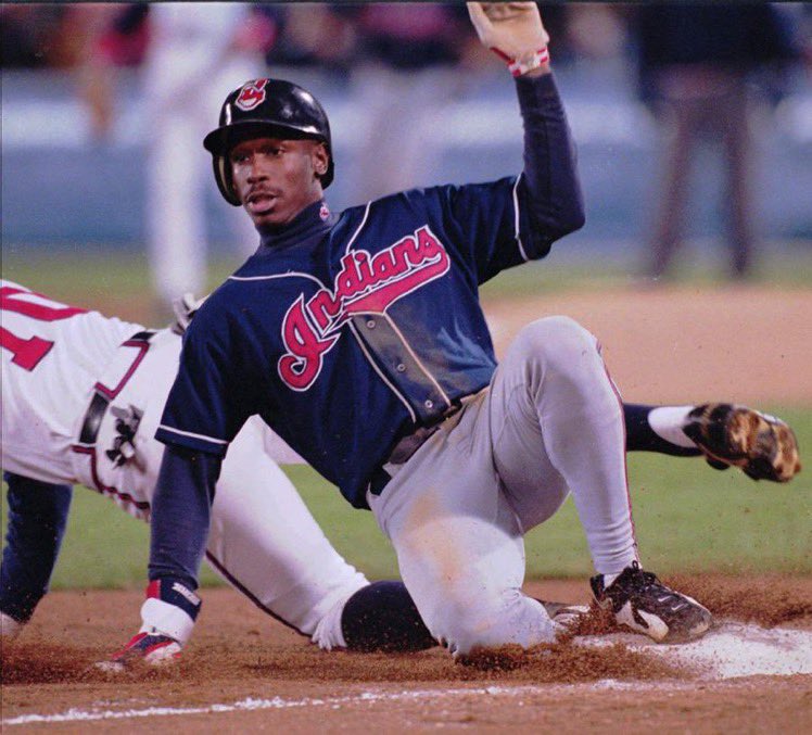 Cleveland Indians Kenny Lofton 1995 World Series MLB Baseball Jersey (52/XXL)