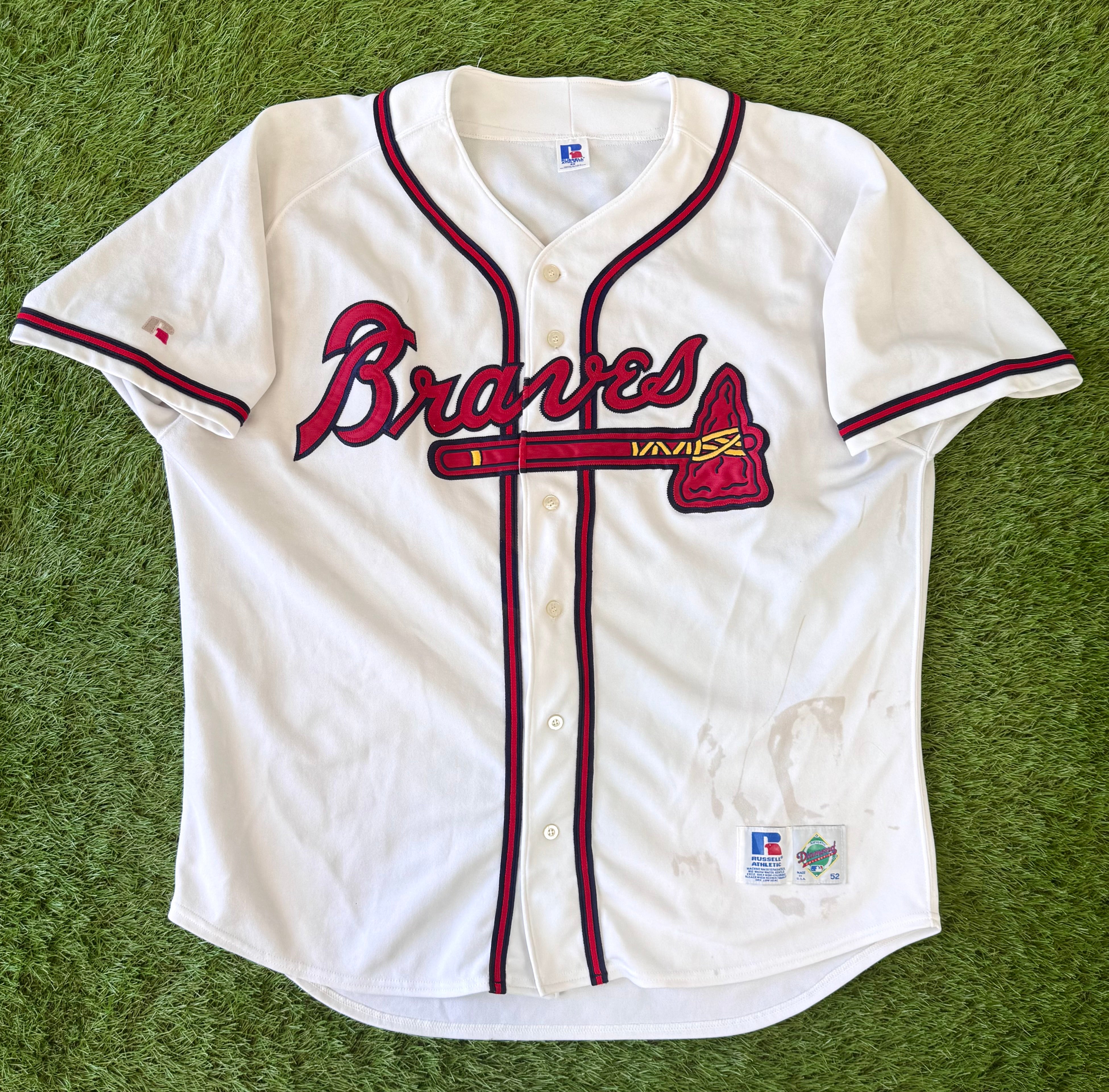 Atlanta Braves 1992-1999 MLB Baseball Jersey (52/XXL)