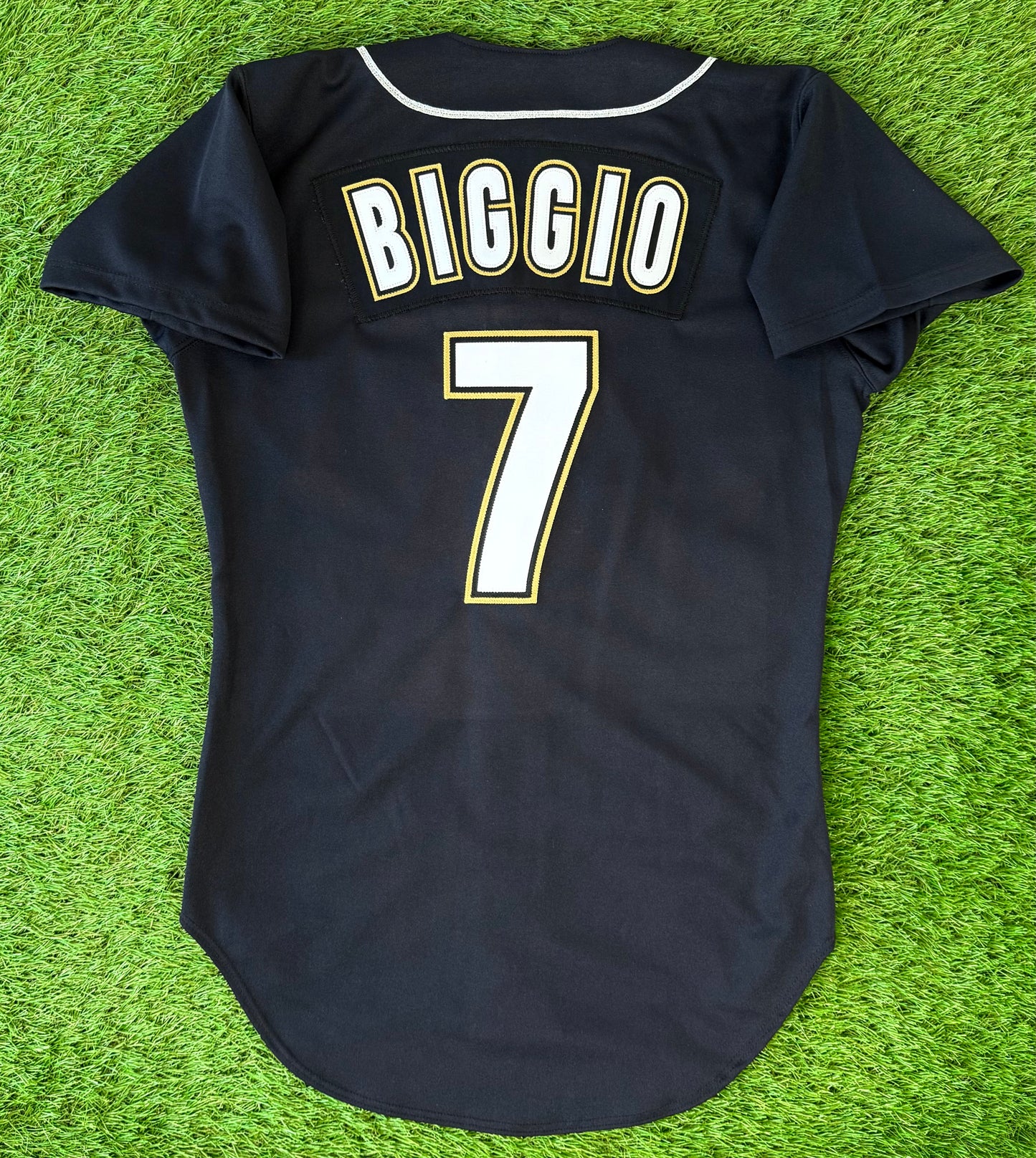 Houston Astros Craig Biggio Mid-90s “Astro Blue” MLB Baseball Prototype Jersey (40/Medium)