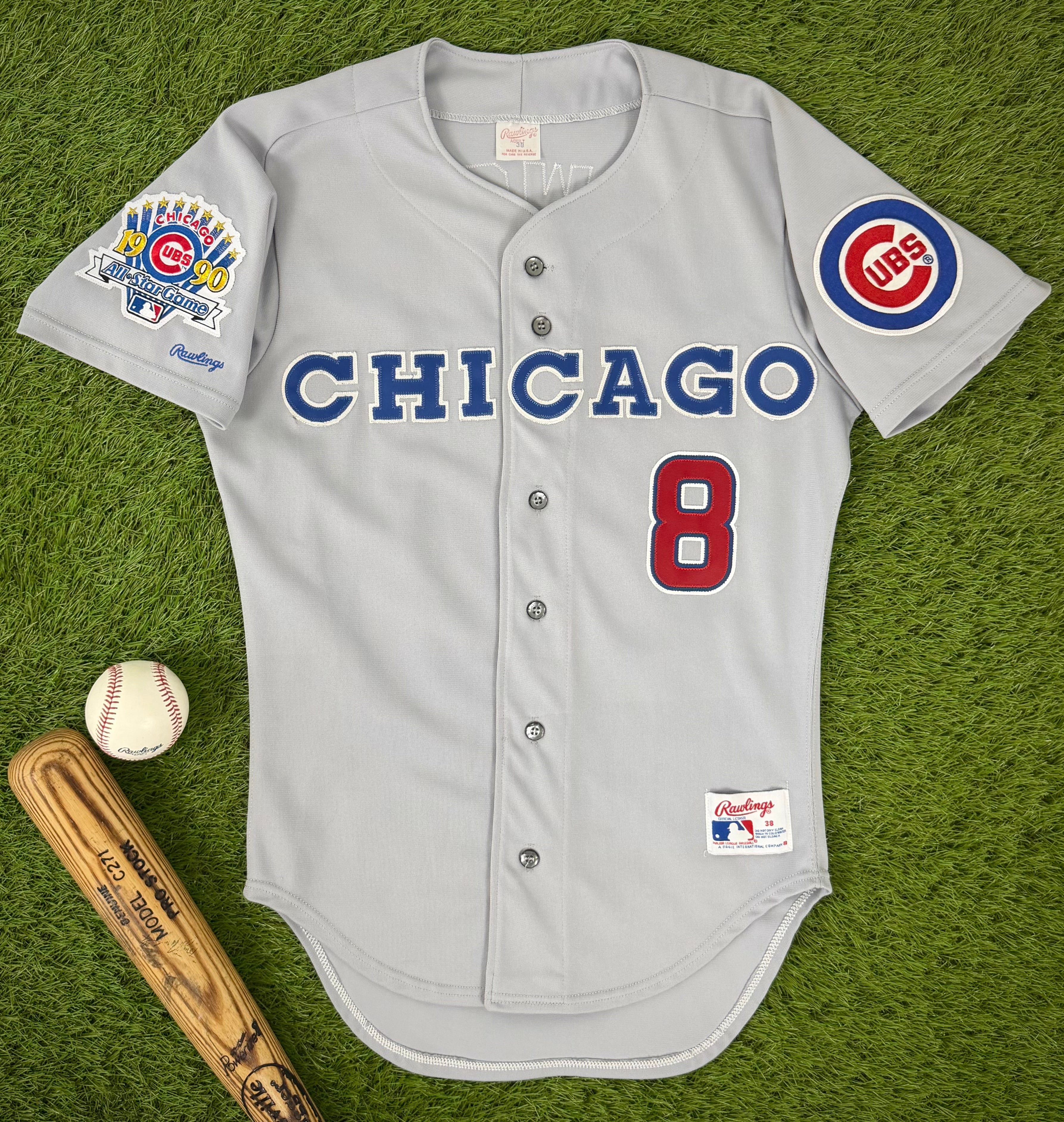 Chicago Cubs Andre Dawson 1990 MLB Baseball Jersey (38/Medium