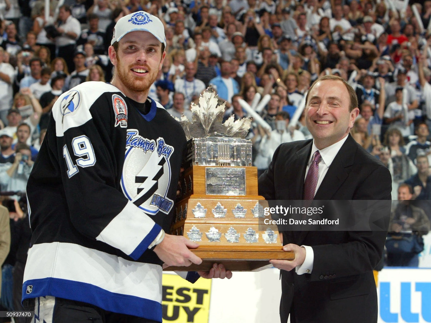 Tampa Bay Lightning Brad Richards 2004 Stanley Cup Finals NHL Hockey Jersey (52/XL)