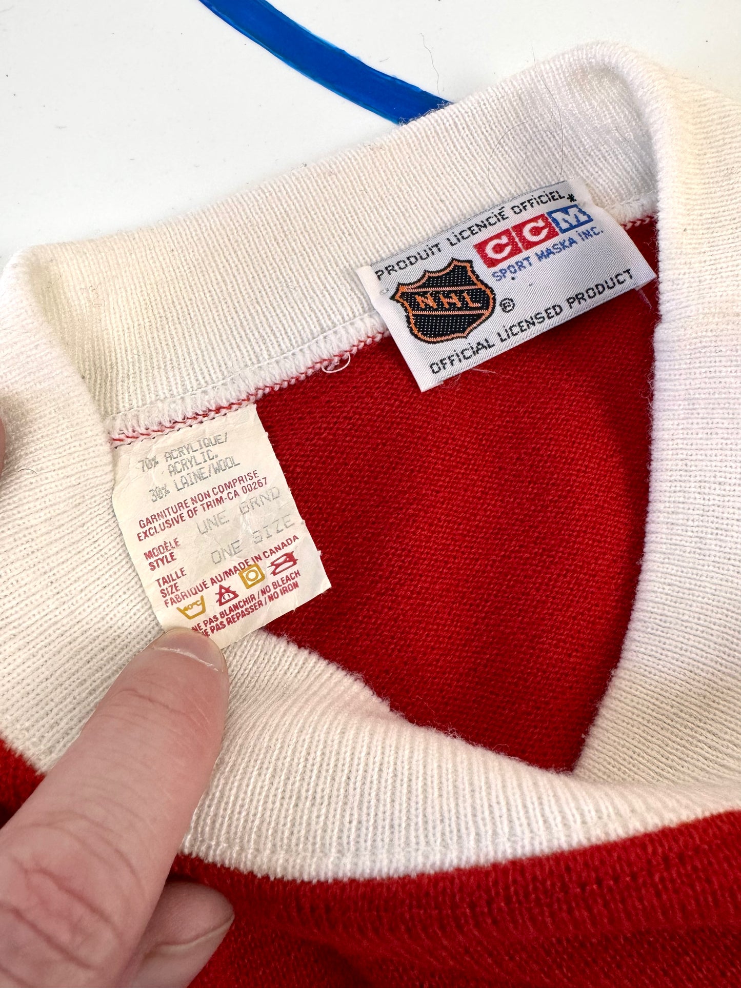 Montreal Canadiens 1934 NHL Hockey Jersey/Sweater (Large/XL)