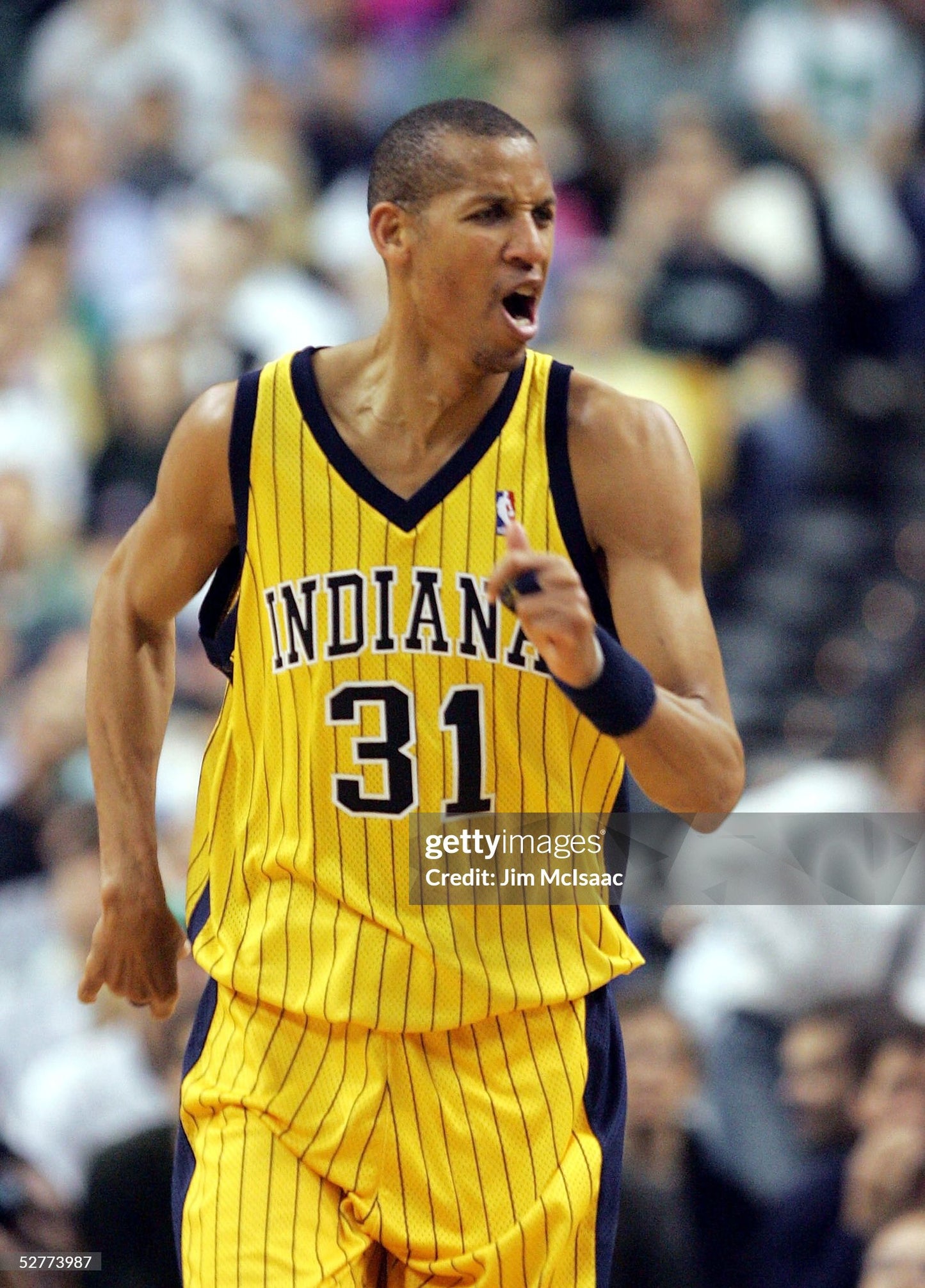 Indiana Pacers Reggie Miller 2004-2005 Alternate NBA Basketball Jersey (54/XXL)