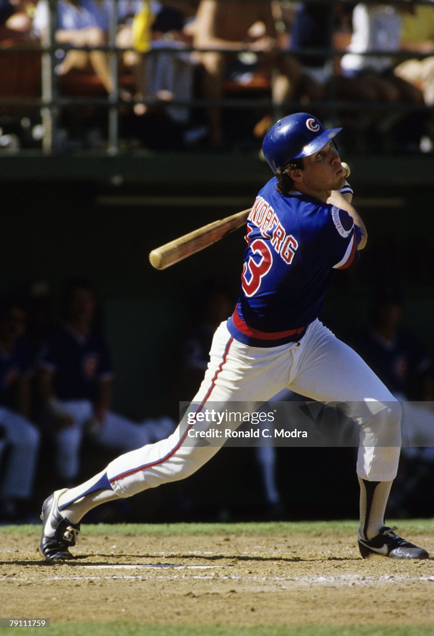 Chicago Cubs Ryne Sandberg 1984 Postseason MLB Baseball Jersey (38/Medium)