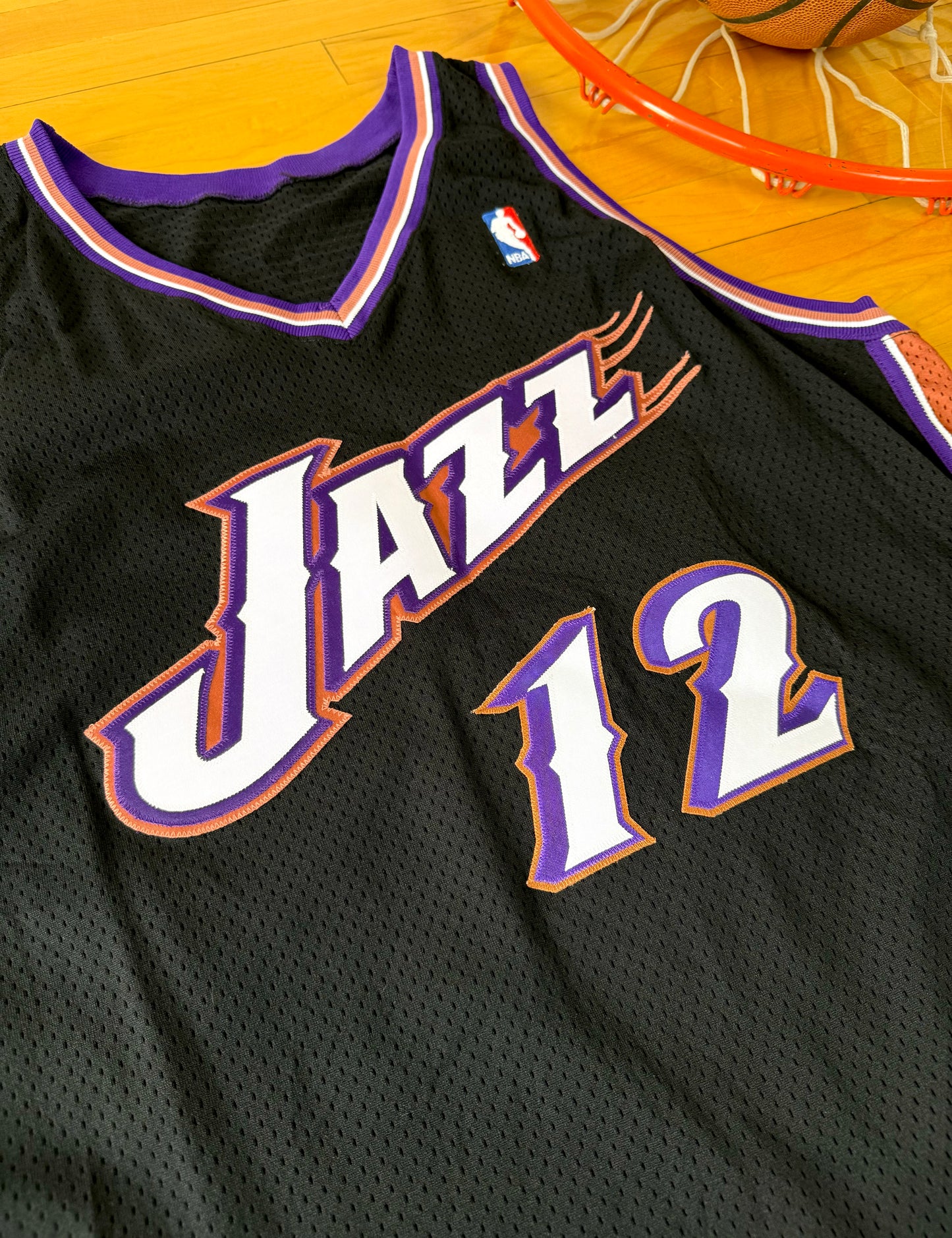 Utah Jazz John Stockton 2003-2004 NBA Basketball Jersey (52/XXL)