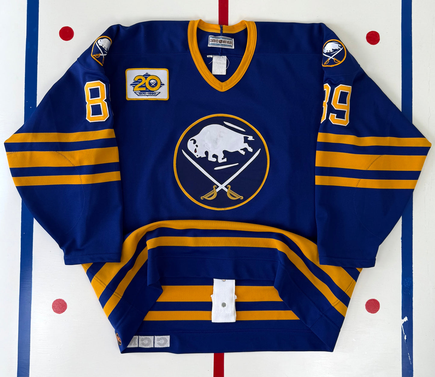 Buffalo Sabres Alexander Mogilny 1989-1990 NHL Hockey Jersey (54/XXL)