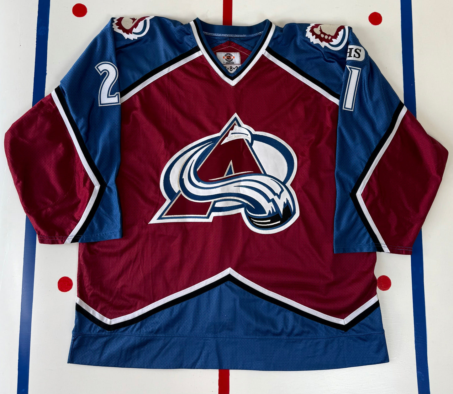 Colorado Avalanche Peter Forsberg 1998-1999 Team Issued Authentic NHL Hockey Jersey (56/XXL)
