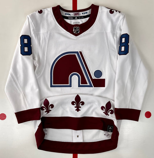 Colorado Avalanche Cale Makar 2021 Reverse Retro 1.0 NHL Hockey Jersey (42/Extra Small)