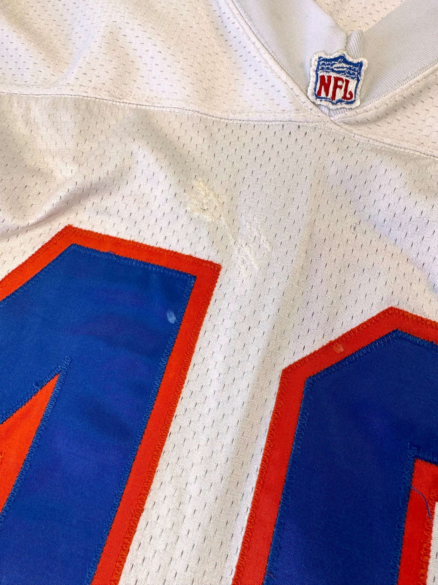 Denver Broncos Darryl Hall Game Worn 1994 NFL Football Jersey (46/Large)