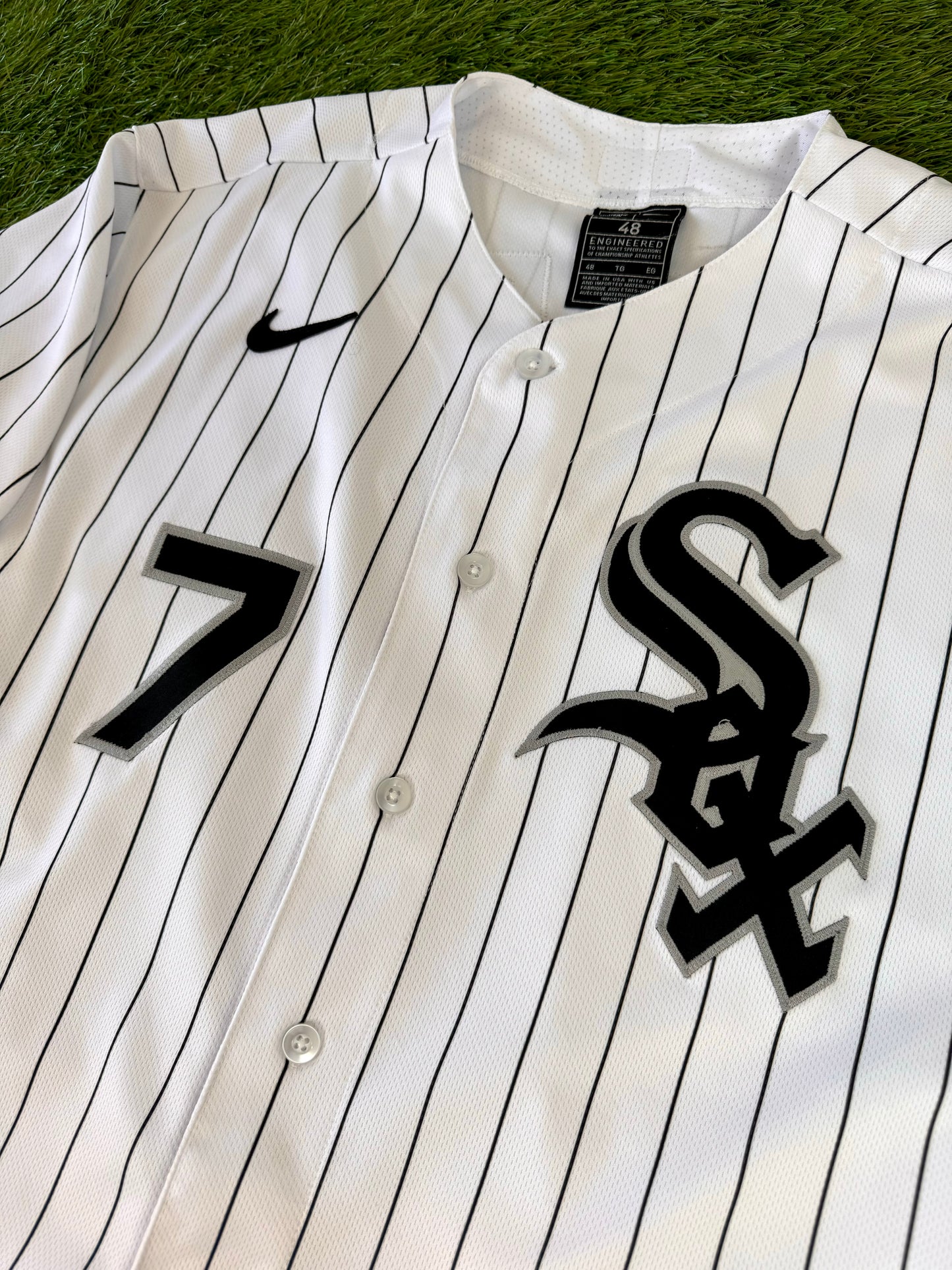 Chicago White Sox 2020-2023 Tim Anderson MLB Baseball Jersey (48/XL)