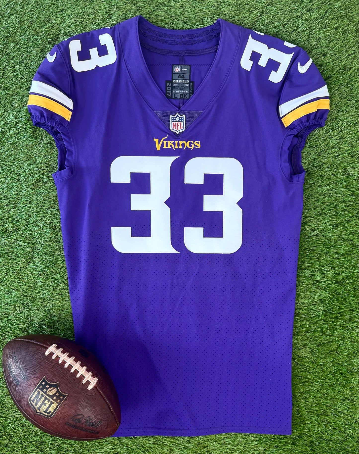 Minnesota Vikings Dalvin Cook 2017 NFL Football Jersey (44/Large)