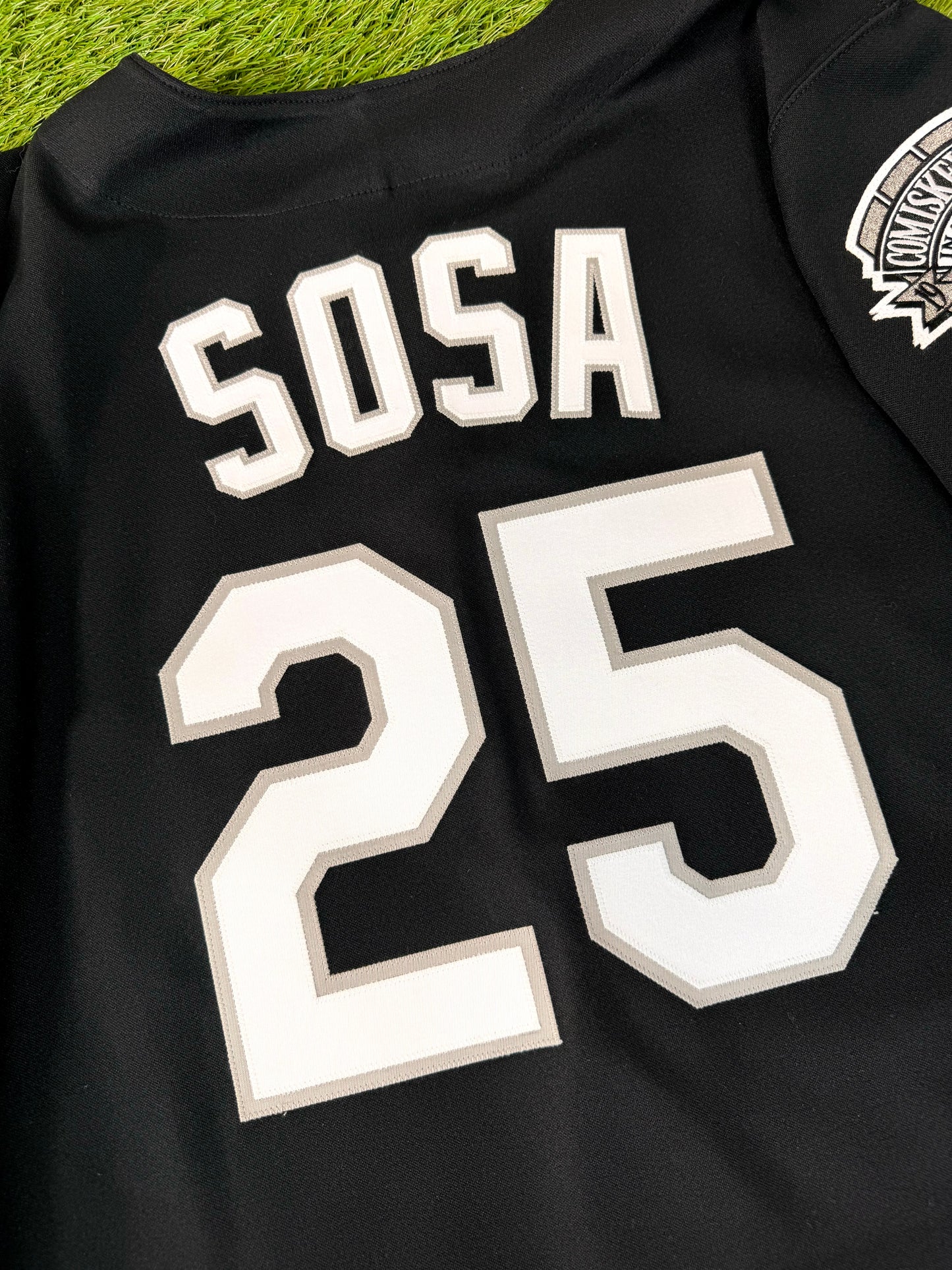 Chicago White Sox 1991 Sammy Sosa Black Alternate MLB Baseball Jersey (40/Medium)