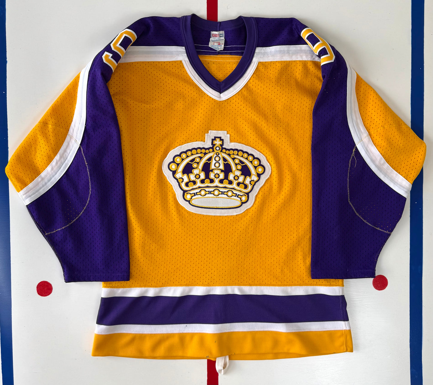Los Angeles Kings Bernie Nicholls 1982-1983 NHL Hockey Jersey (46/Large)