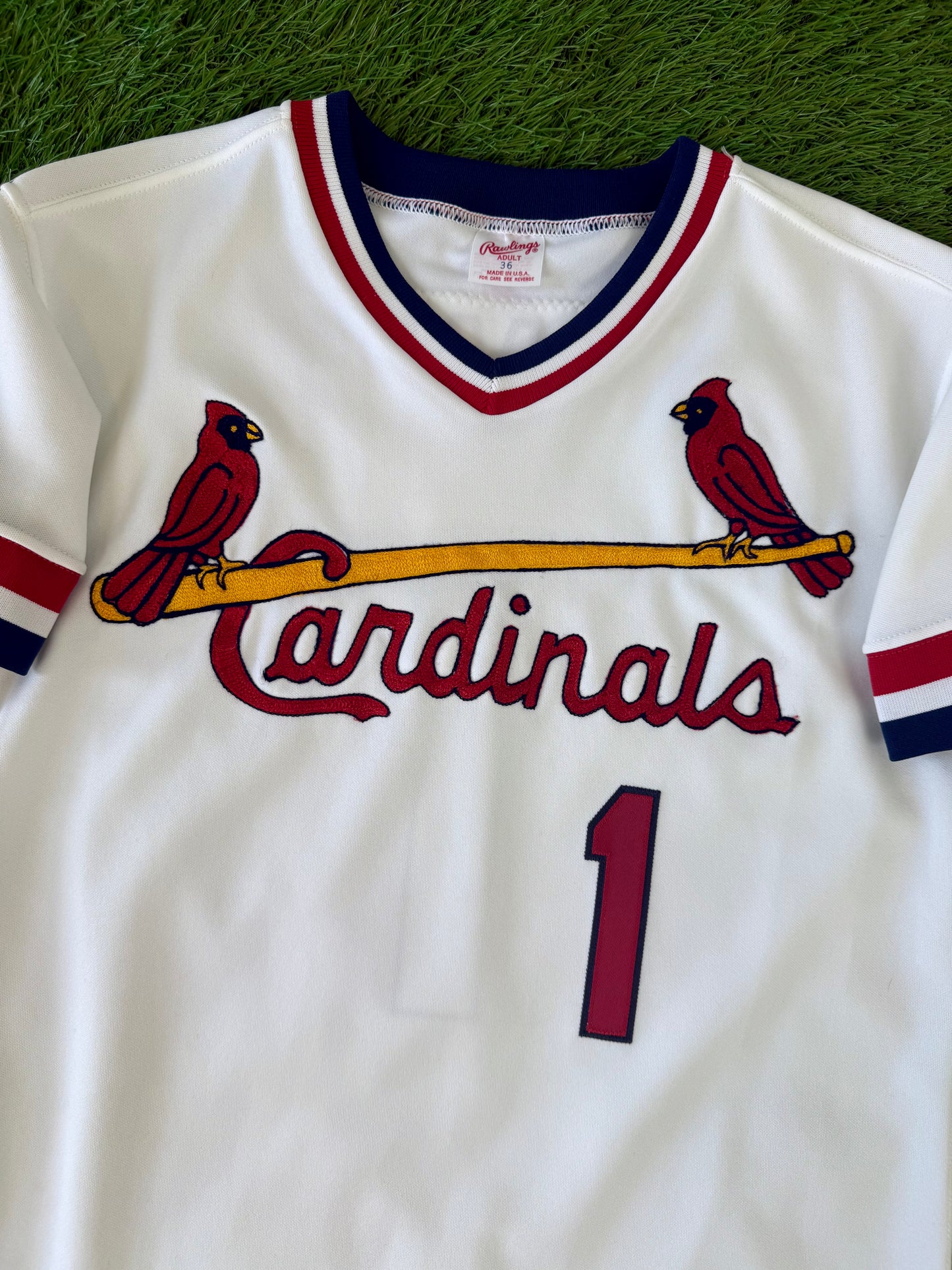 St. Louis Cardinals Ozzie Smith 1991 MLB Baseball Jersey (36/Small)