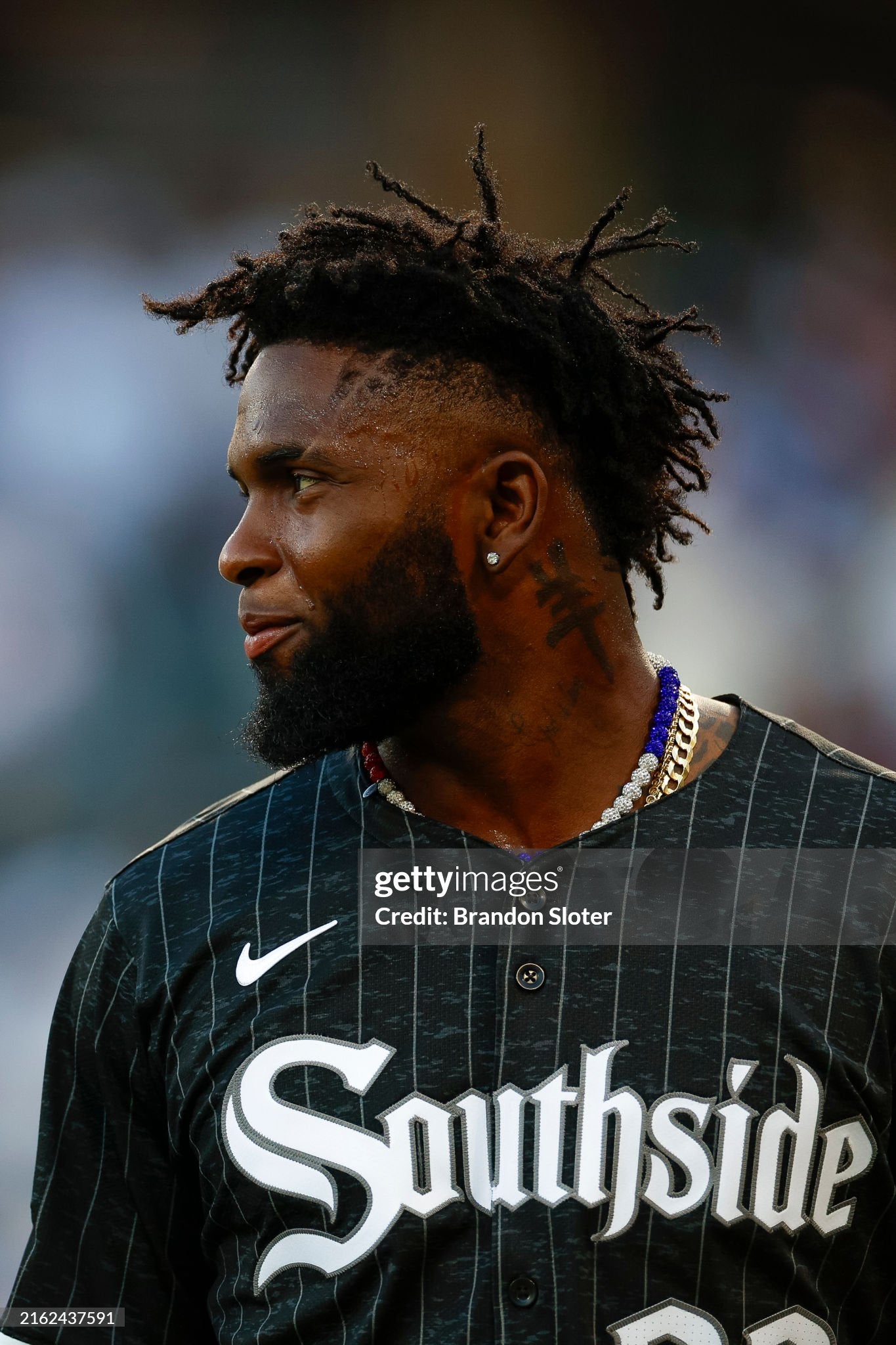 Chicago White Sox Luis Robert Jr. City Connect MLB Baseball Jersey (48/XL)