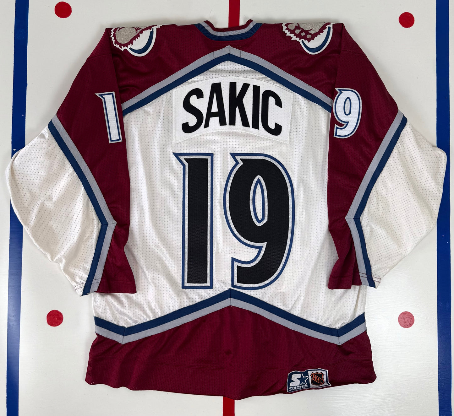 Colorado Avalanche Joe Sakic 1996 Stanley Cup Finals NHL Hockey Jersey (52/XL)