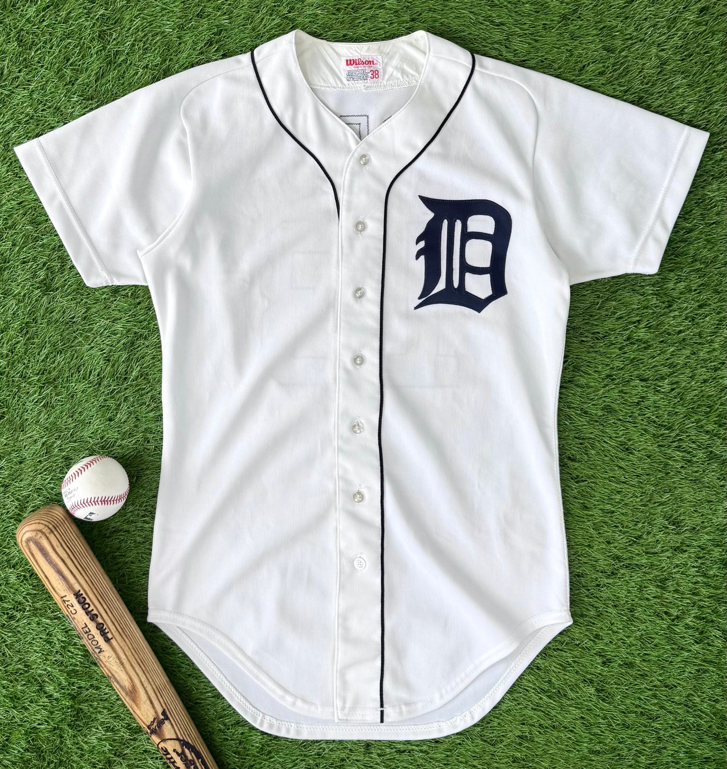 Detroit Tigers Lance Parrish 1977-1986 MLB Baseball Jersey (38/Medium)