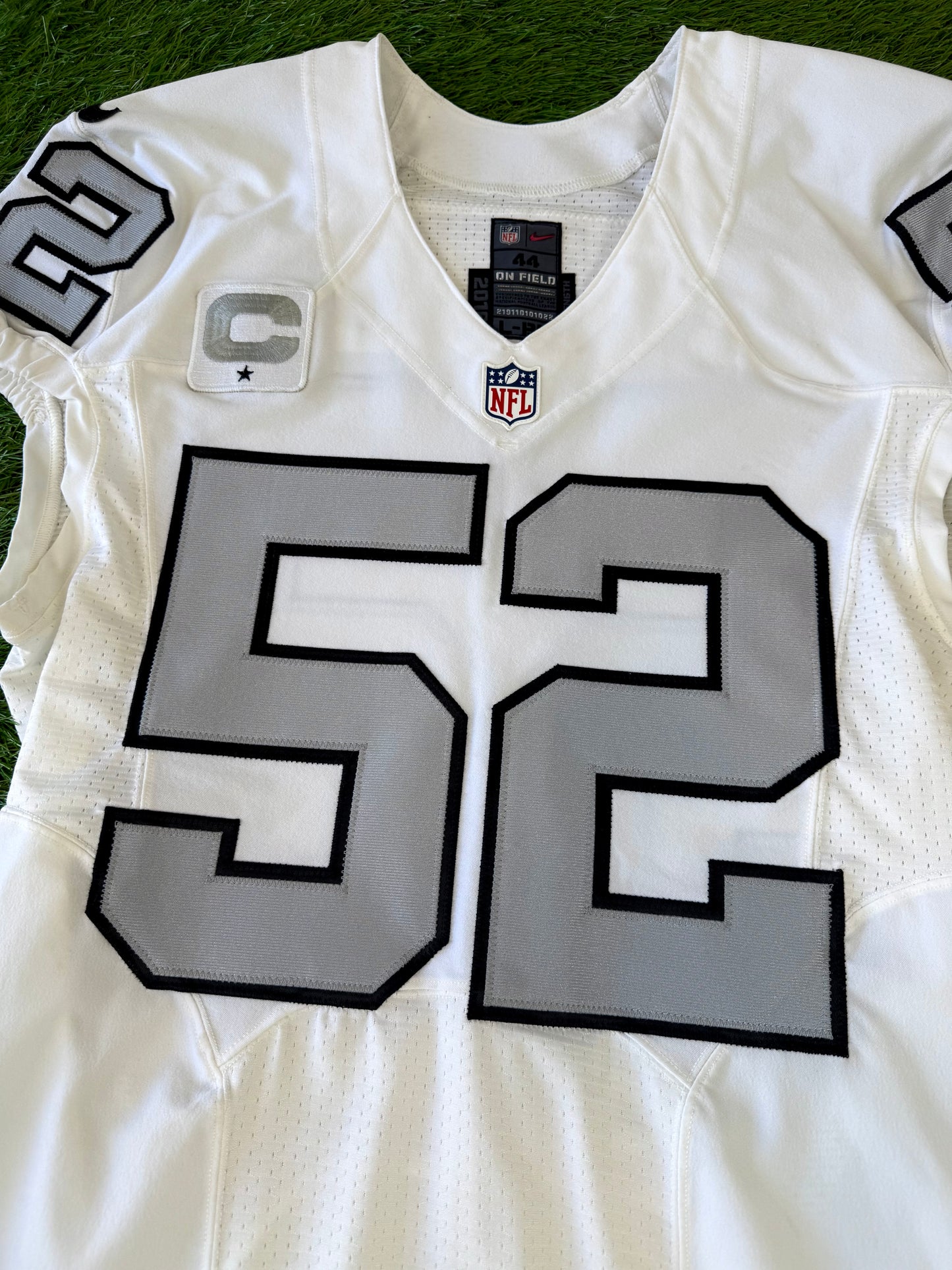 Oakland Raiders Khalil Mack 2016 Color Rush NFL Football Jersey (44/Large)
