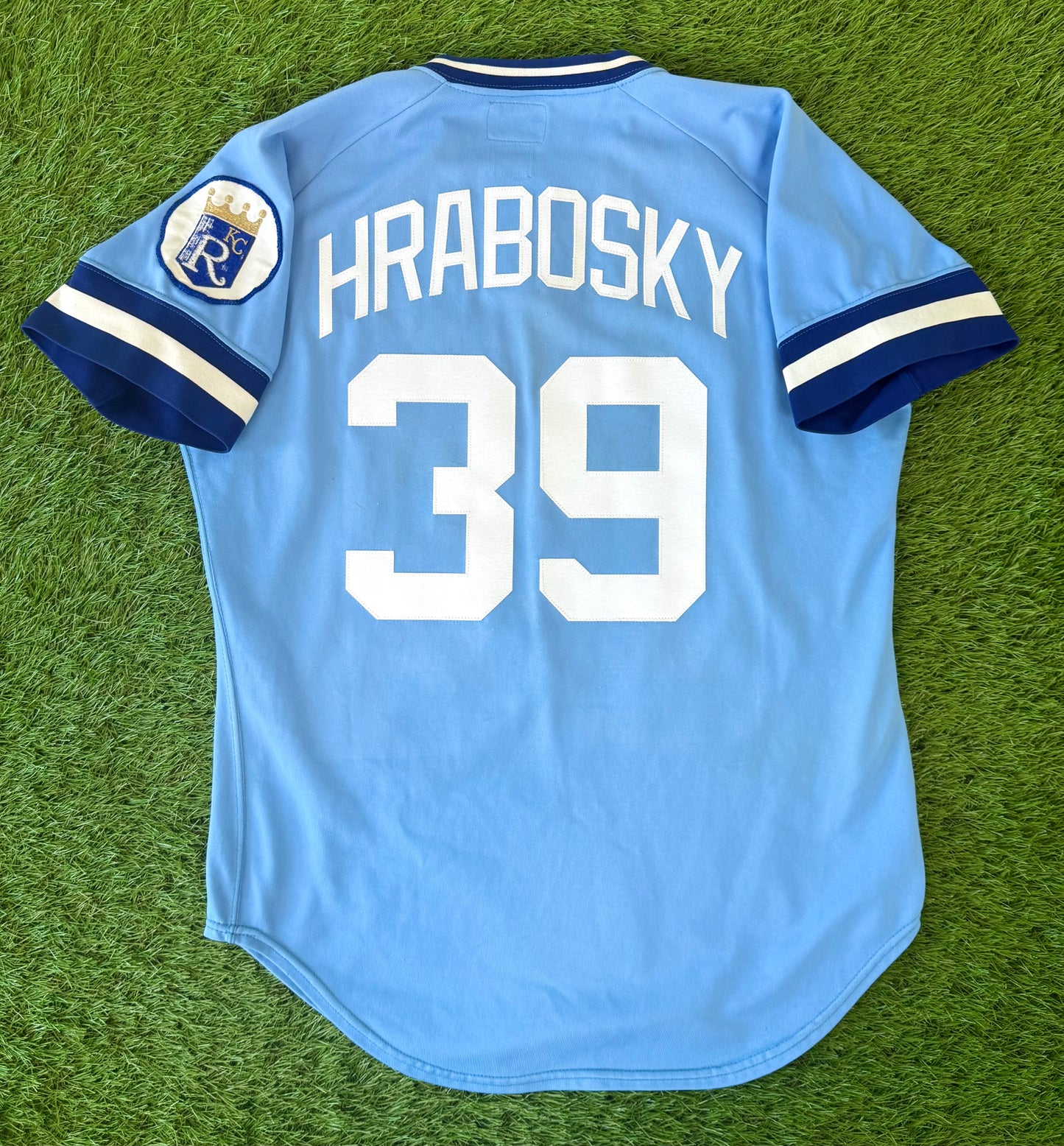 Kansas City Royals Al Hrabosky 1978-1979 Autographed MLB Baseball Jersey (42/Large)