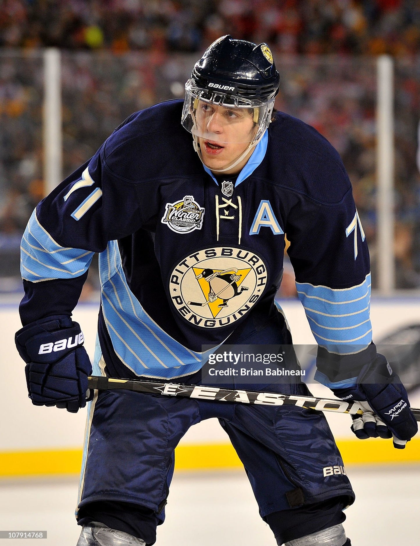 Pittsburgh Penguins Evgeni Malkin 2011 NHL Winter Classic Hockey Jersey (54/XL)