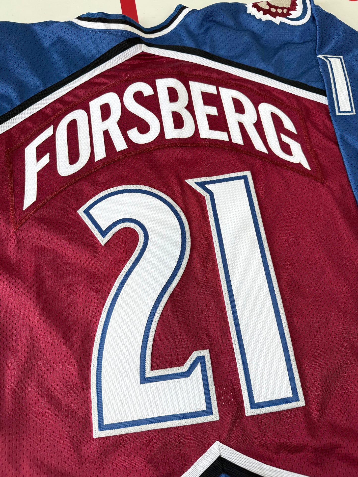Colorado Avalanche Peter Forsberg 1998-1999 Team Issued Authentic NHL Hockey Jersey (56/XXL)
